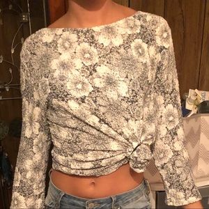 floral vintage top